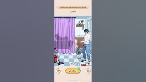 Brain Quest Tricky Puzzle LEVEL 33 Help him remove the curtain and clear the fog - BATHROOM PHANTOM