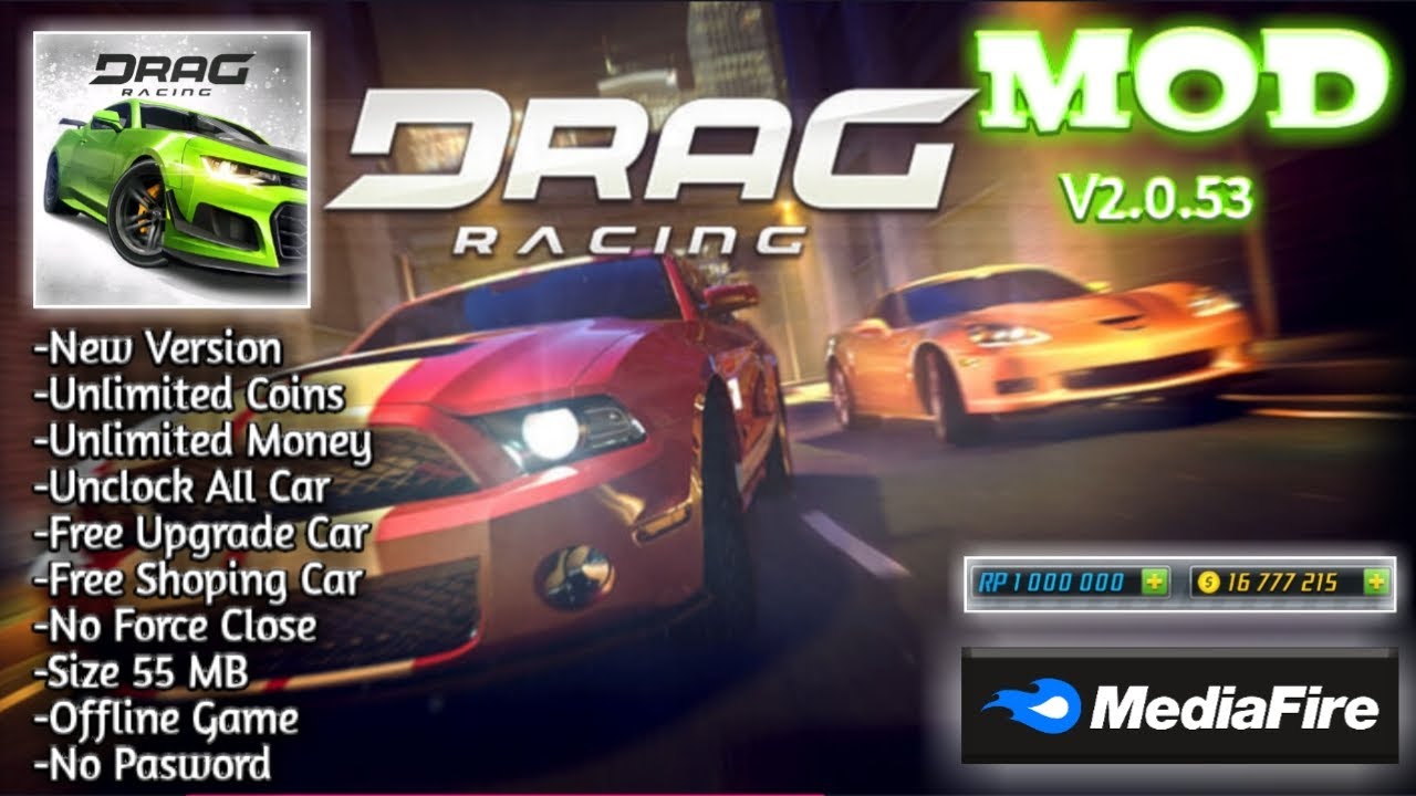 Download Drag Racing Mod APK Terbaru V2.0.53Terbaru 2022No Password