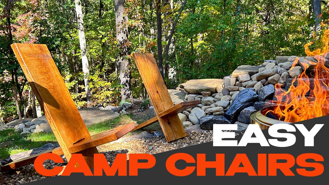 EASY Camp Chairs Beginner Woodworking Project woodworking YouTube