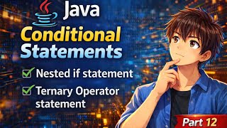 "Nested if & Ternary Operator in Java Program" #Programming#Coding #NestedIf#TernaryOperator #Java