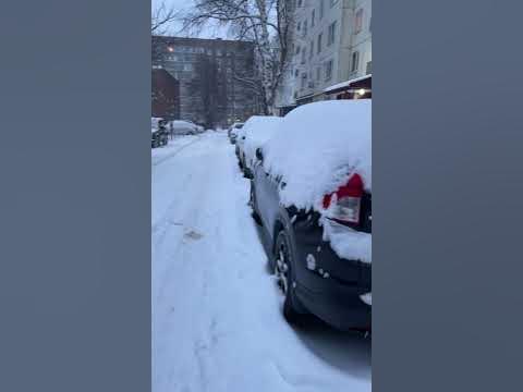 Вернулась зима #тамбов, #погода, #зима - YouTube