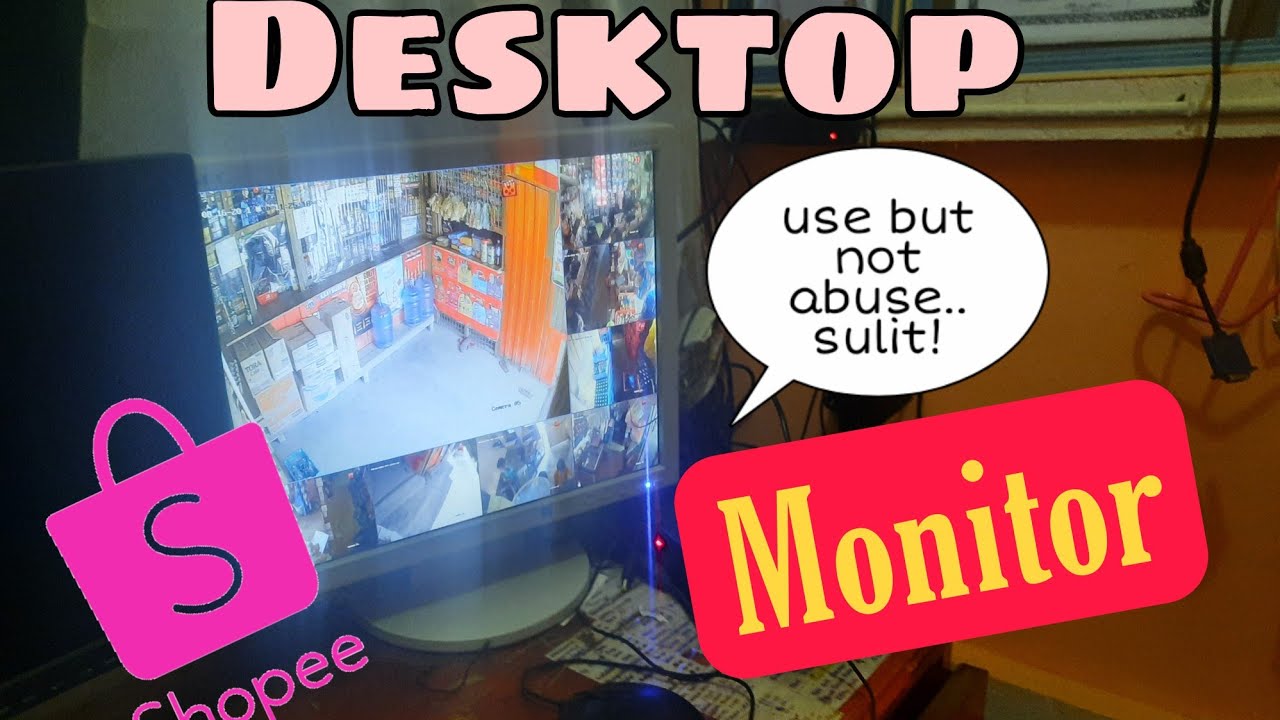 Shopee Haul |Second Hand Desktop monitor | Swak sa budget .