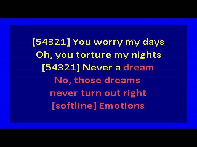Brenda Lee -  Emotions (karaoke) class=