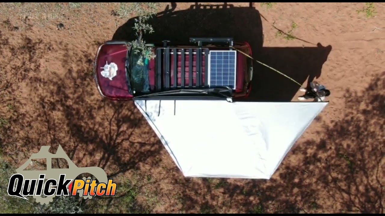 Quick Pitch 180 Weathershade Awning Top View
