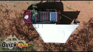 Quick Pitch 180 Weathershade Awning Top View