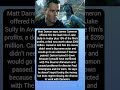 Why Matt Damon Turned Down Avatar's $250M Deal #shorts #hollywood #cinema