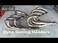 Dyno testing headers - 4age