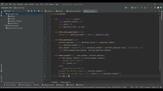 quiz game – python programming (classes and objects)