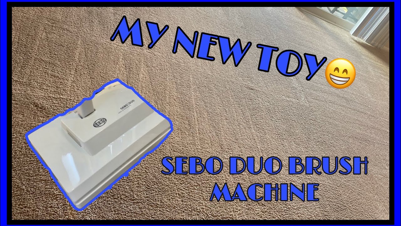 EP.6 Introducing My New Toy Sebo Duo Brush Machine ASMR Carpet