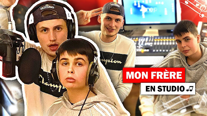 J'ENREGISTRE UNE MUSIQUE EN STUDIO AVEC MON FRÈRE ! (gros rappeur)