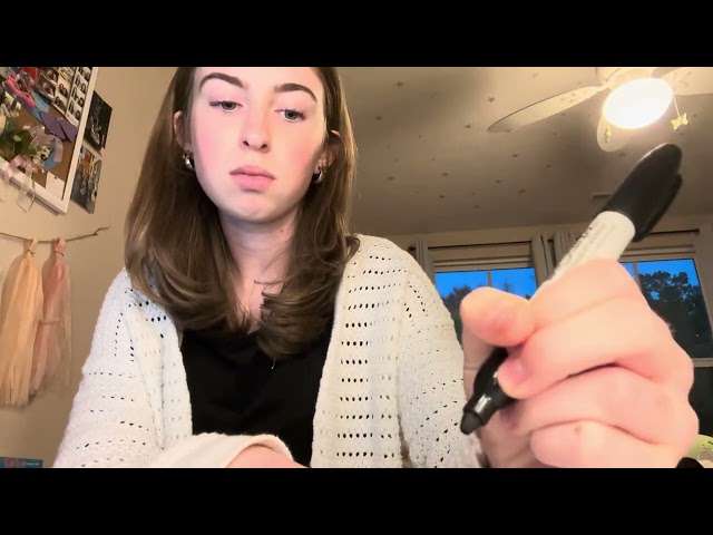 Girl Sitting Behind You in Class ASMR