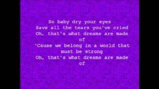 Dreams - Van Halen - Lyric Video