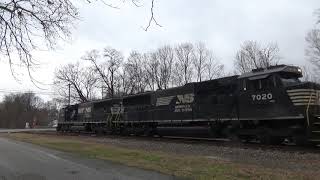 Norfolk Southern H95 Light Engine Move - 1/2/19