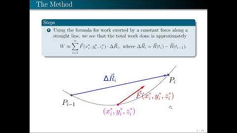 [Math 23] Lec 4.1 Line Integrals of Vector Fields, Work (Part 1 of 2)