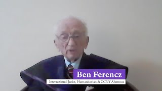 Benjamin B. Ferencz, CCNY Class of 1940: Keynote Speaker