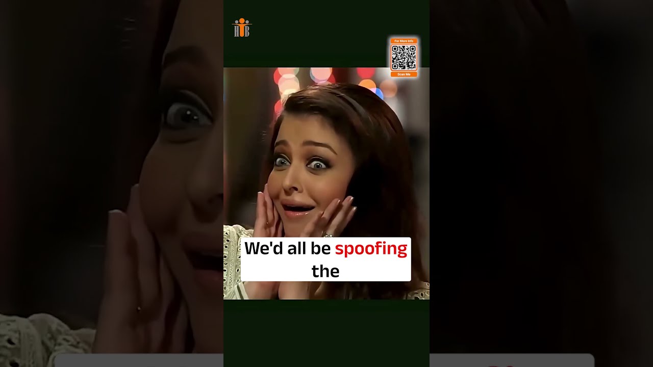 🔥 Watch Till End! “Spoofing” Meaning By Aishwarya Rai #explore #shorts #ytshorts #learnenglish
