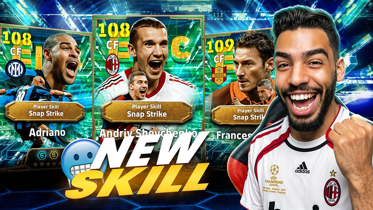 I TESTED THE NEW  SNAP STRIKE SKILL… 😳 SHVCHENKO + TOTTI + ADRIANO eFootball 27 mobile 🔥