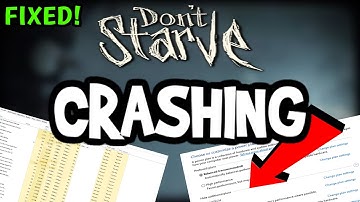 How To Fix Dont Starve Crashing! (100% FIX)