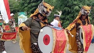 PENAMPILAN KEREN‼️ DRUMBAND BANSER MACAN LORENG DESA KAMBANGAN