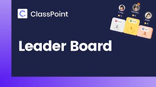 Reveal a Leaderboard in PowerPoint [ ClassPoint Tutorial ]