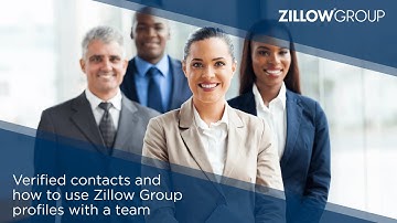 Verified contacts and how to use Zillow Group profiles with a team