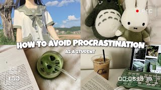 How To Stop Procrastinating as a Student 🌷 #study #studylifebalance #exam 