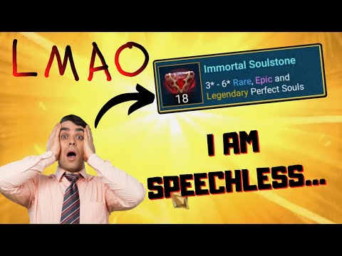 My First Soulstone Summon Video... Got Rekt By Immortal Soulstone?? LMAO | RAID SHADOW LEGENDS