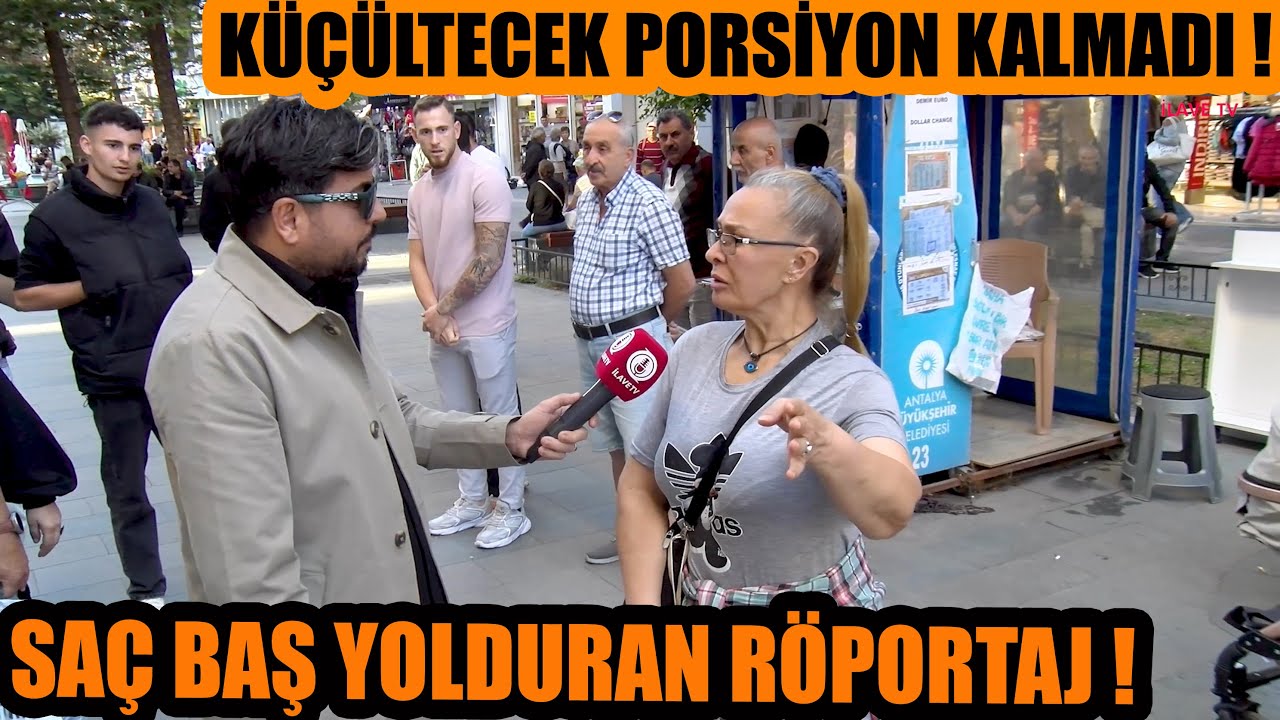 Saç Baş Yolduran Röportaj ! Emine Erdoğan Önce Kendi Küçültsün Porsiyonu ! Herkeste 100 binlik tel !