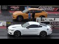 Mustang GT vs all-electric Mustang Mach-E