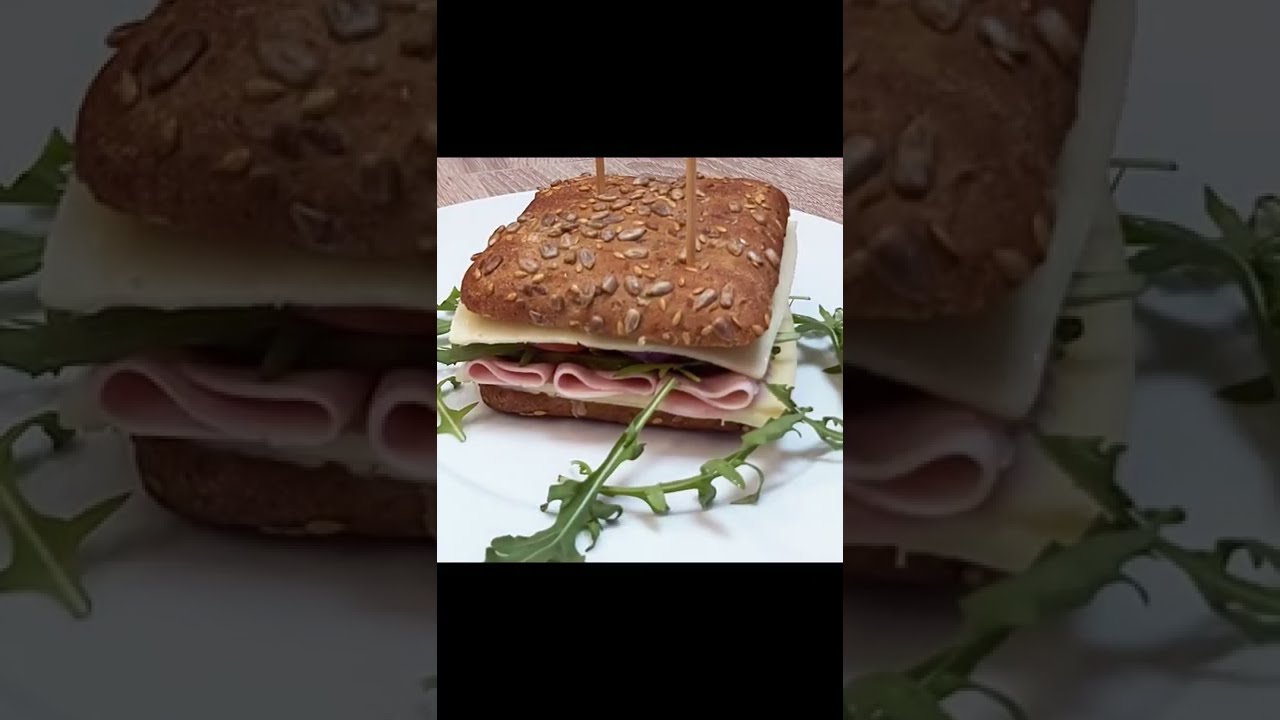 Perfect Start of a Day With Ham Sandwich  #shorts