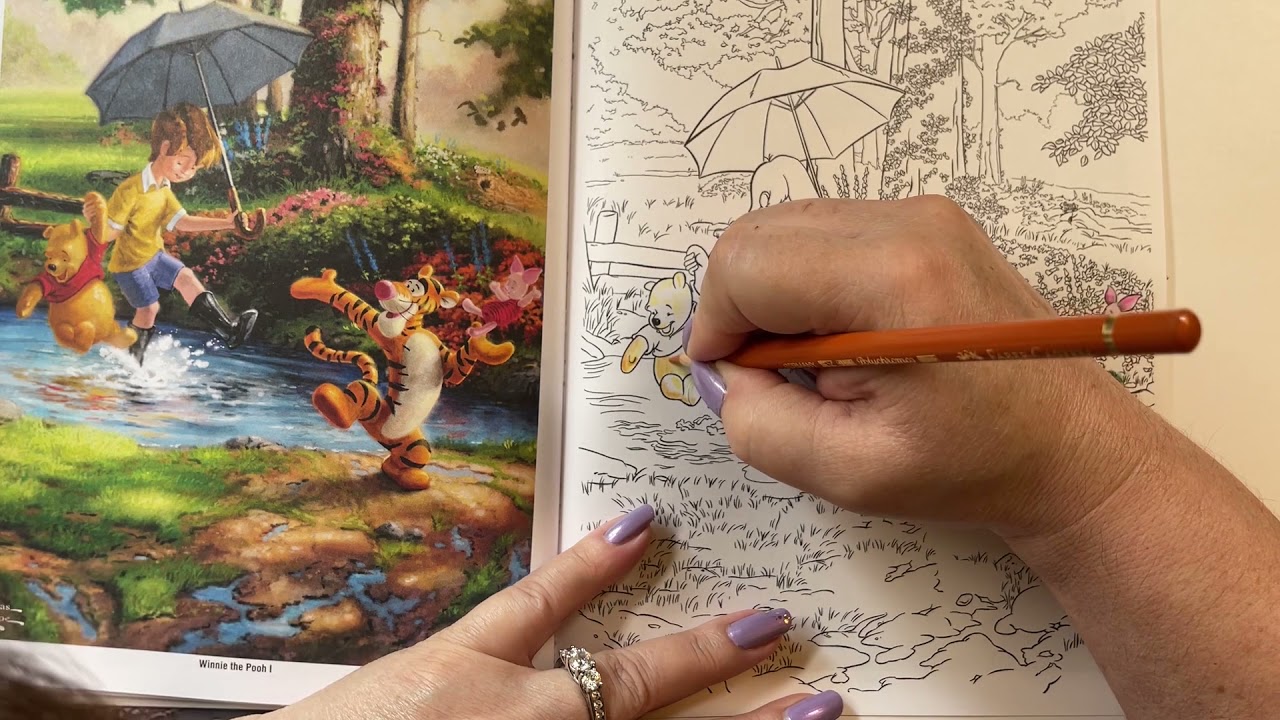 Adult Coloring - Disney Winnie the Pooh Part 2