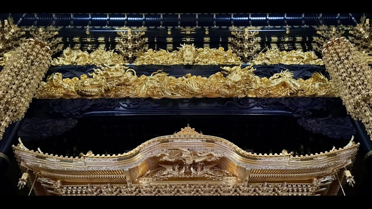 慈悲の尊さを多くの人々に教え導く瑞鳥「鳳凰」、牡丹阿吽彫刻 　社寺建築大虹梁製作　念仏宗無量寿寺総本山 佛教之王堂 本堂　The Buddhist Art of Nenbutsushu　念佛宗仏教美術