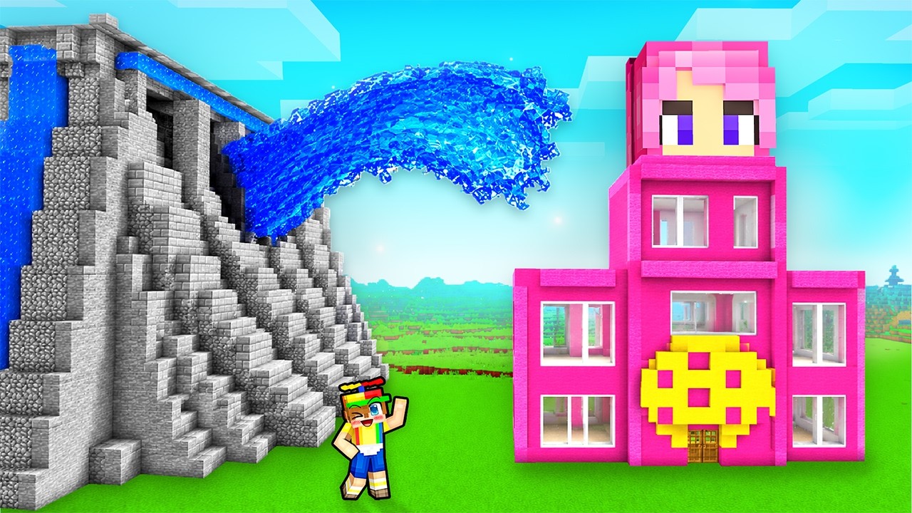 Flooding the World to Prank My Friends in Minecraft...