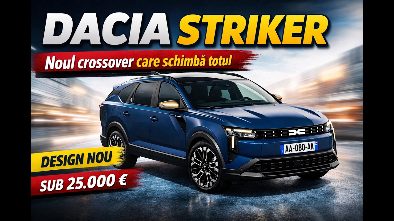 Dacia Striker. Tot ce trebuie să știi despre noul model Dacia.