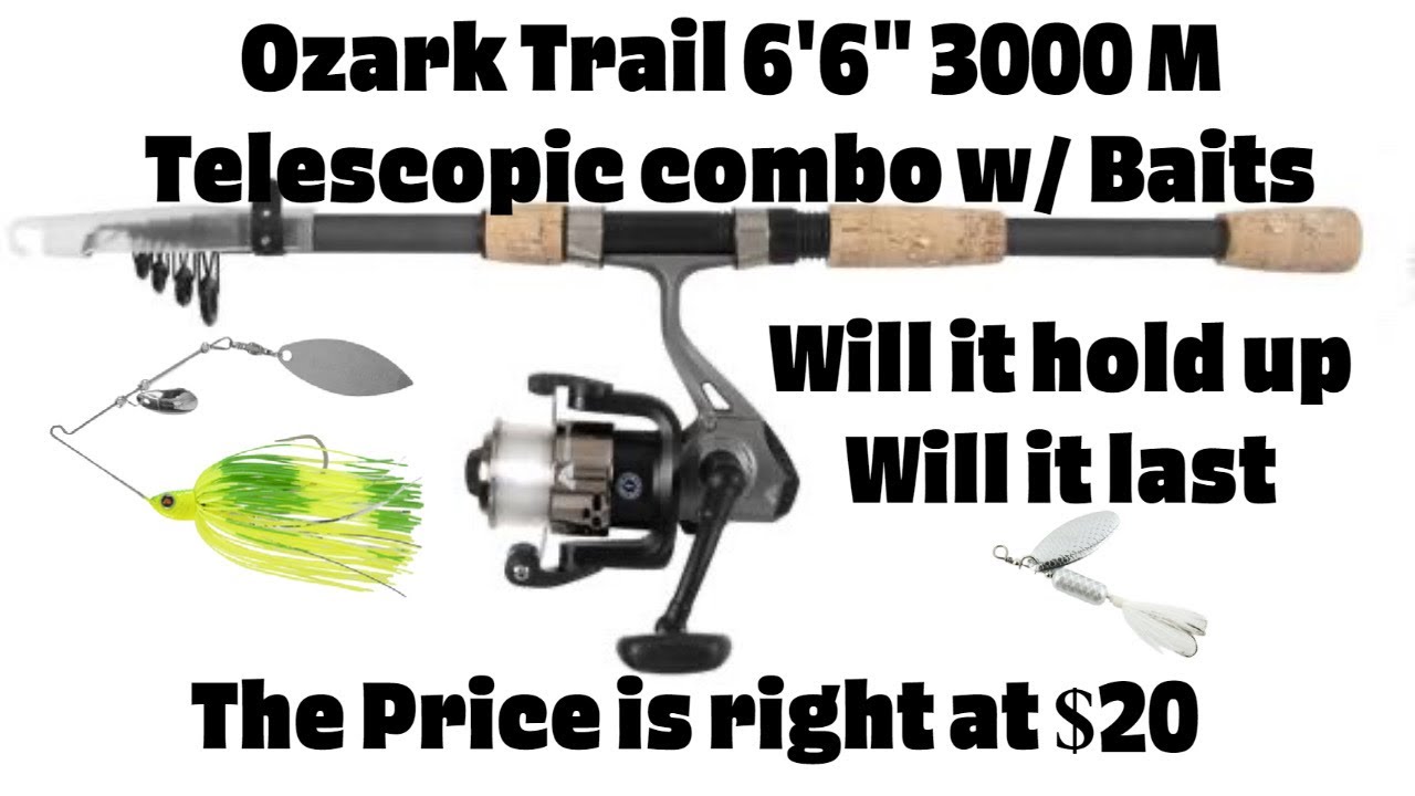 Only $20 Ozark Trail Telescopic combo BUT is it worth it? #fishing  #bankfishing #ozarktrail 