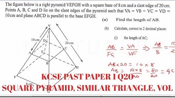 KCSE 2020. KCSE MATHEMATICS PAPER 1 2019. kcse past papers with answers. KCSE MATHS PAPER1 Q20