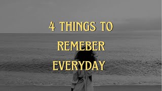 4 Things to Remember Everyday | Motivational Video News