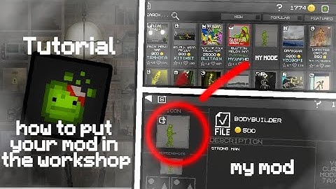 TUTORIAL HOW TO PUT YOUR WORK IN THE WORKSHOP | MELON PLAYGROUND | MELON SANDBOX