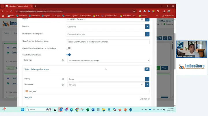 Webinar: Simplify Provisioning & Governance of iManage, Microsoft Teams & SharePoint Client Extranet