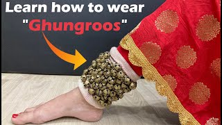 How to tie Ghungroos in a Systematic way for Kathak Dance | Tejashree Vaidya
