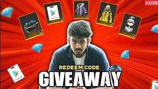 🥳REEDEM CODE GIVEAWAY🎁 | ROAD TO 20K💝 | FREEFIRE LIVE #fflive #freefiretamil #tamillive