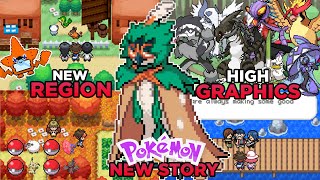 Pokemon GBA Rom with NEW Region, New Story, High Graphics, NDS Style Gameplay, New Pokedex and more!