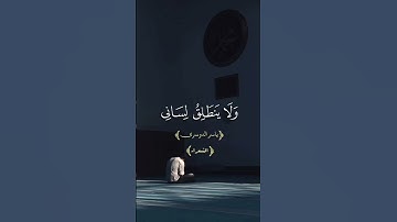 من اجمل تلاوات الشيخ ياسر الدوسري 💙 #quran