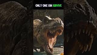 T-Rex🐊vs D-Rex🦖 Jurassic World Rebirth Movie🌱 #jurassicworld #dinosaurs #dinosaurshorts