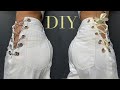 DIY - Corset Jeans!!