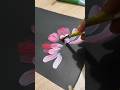 Satisfying✨ Strokes with one stroke painting#art #paintingtechniques #shortvideo