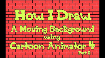How I Draw A Moving Background Using Cartoon Animator 4 (Part 2)