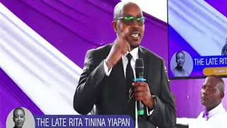 "I THOUGHT ATAKUWA BIBI YANGU!" President Ruto's Aide cracks mourners at Rita Tinina Burial