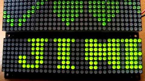 Sure-Electronic 0832 dotmatrix Jim&Jane. Neal