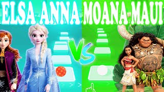 Land Vs Sea: Moana Vs Elsa - Jogos na Internet